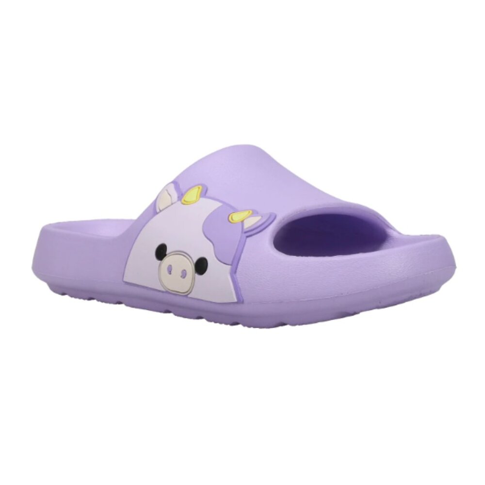 Squishmallows Kids Bubba the Cow Casual Slide Sandal - Size 2-3 - NWT